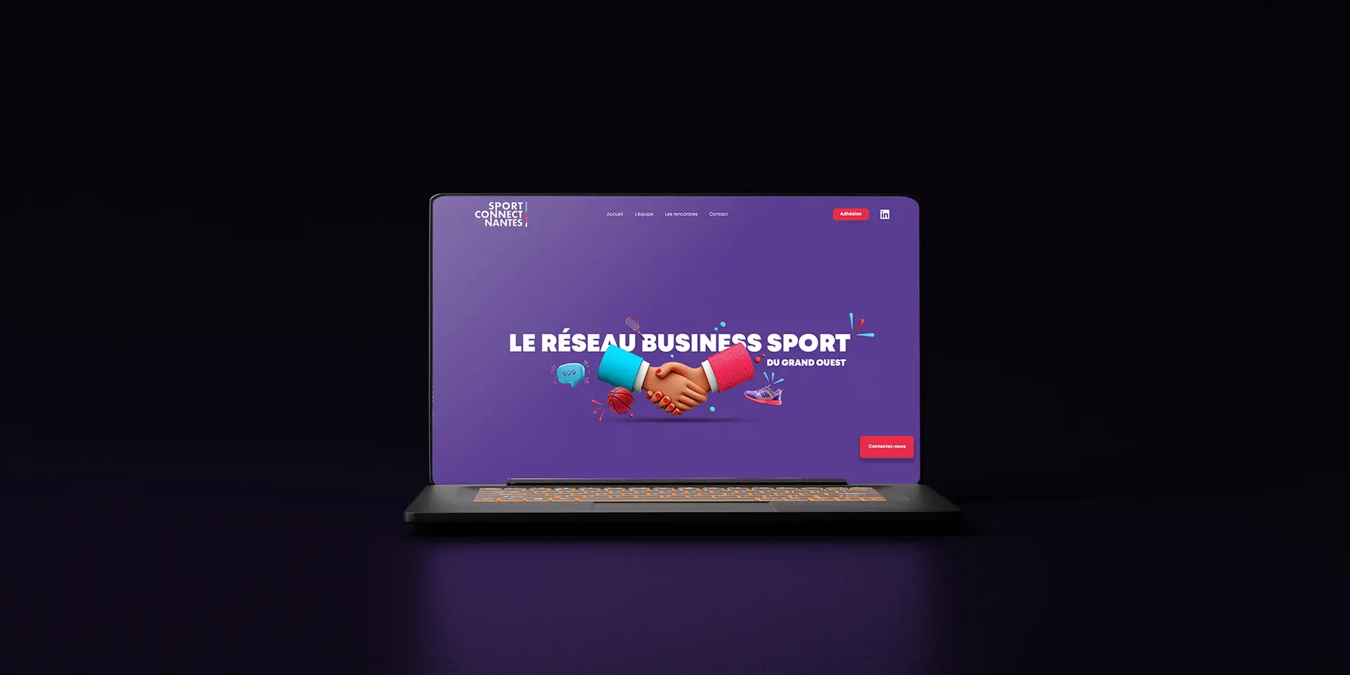 Design de site pour réseaux business sportif